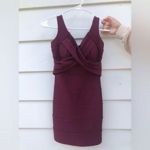 Homecoming burgundy dress!